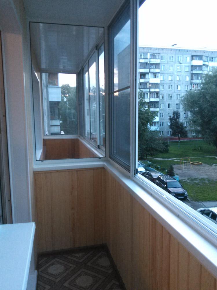 отделка балкона под ключ